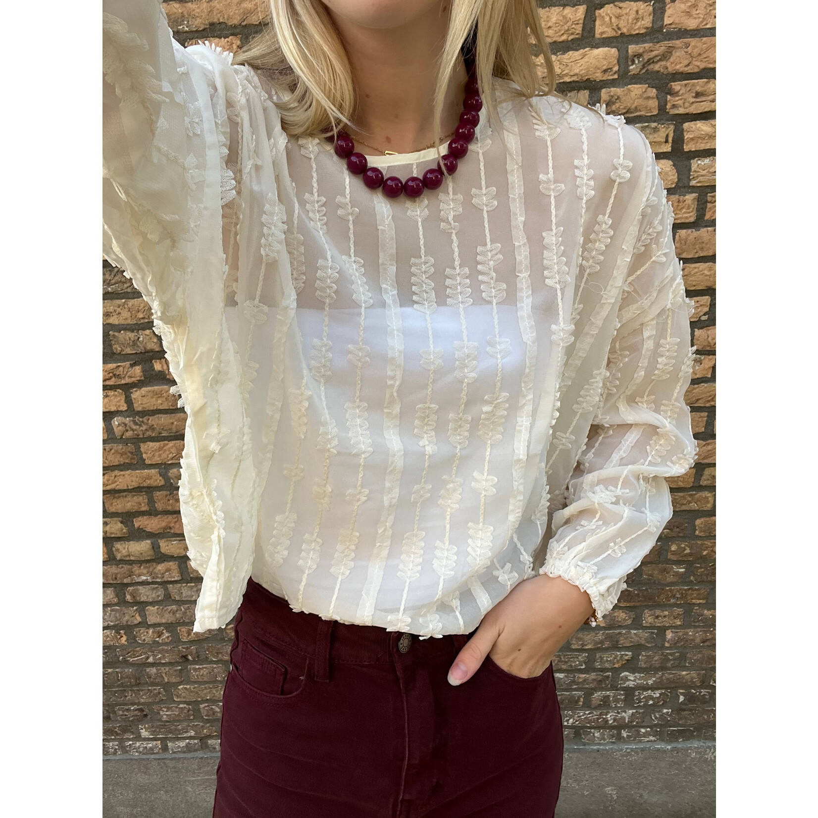 Flo Boutique Top Brecht Cream
