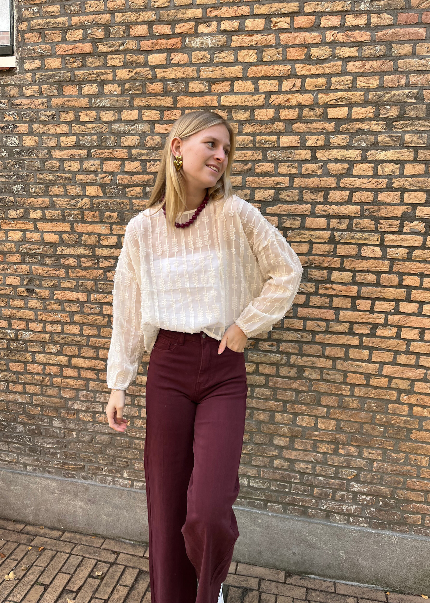 Flo Boutique Top Brecht Cream