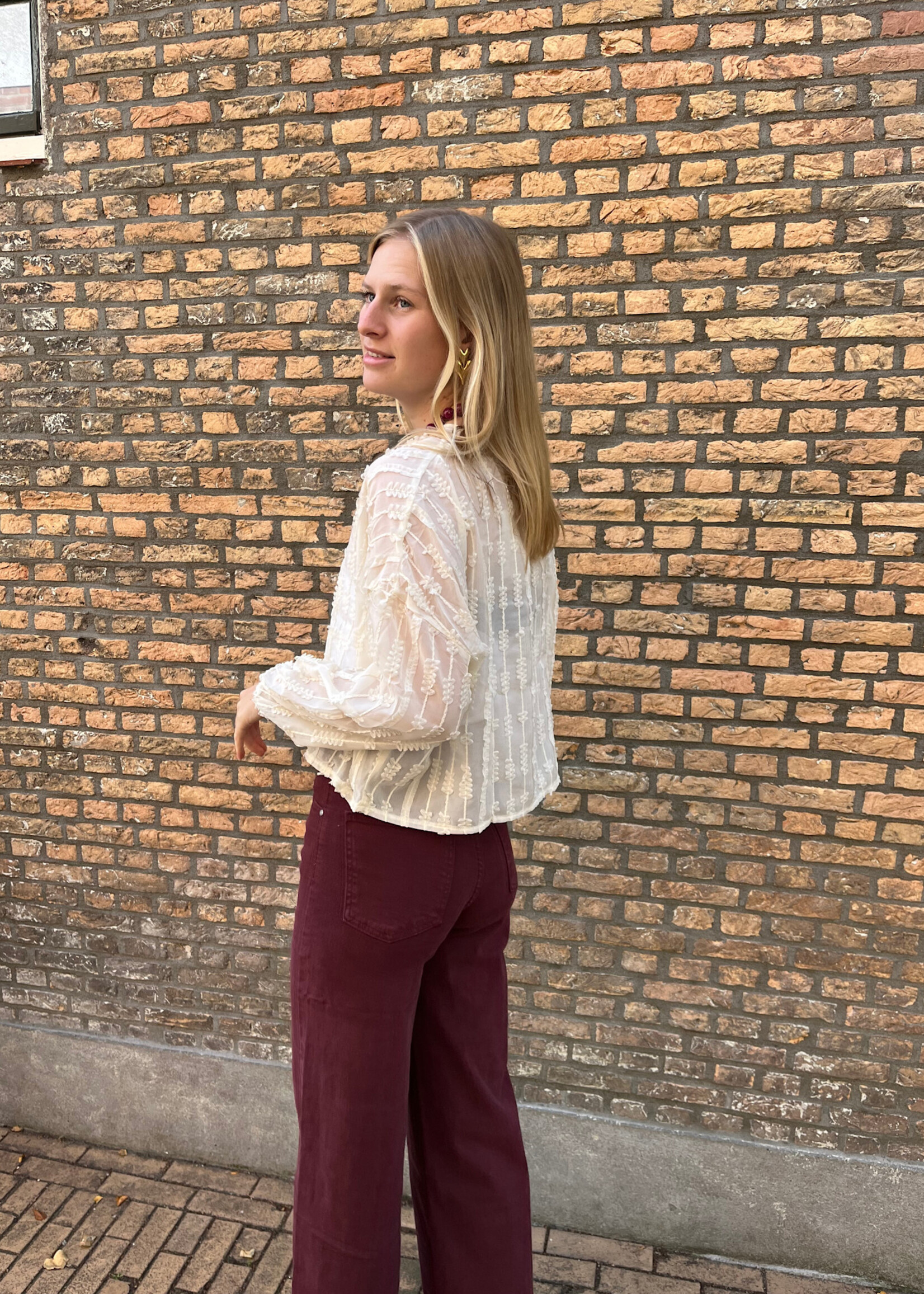 Flo Boutique Top Brecht Cream