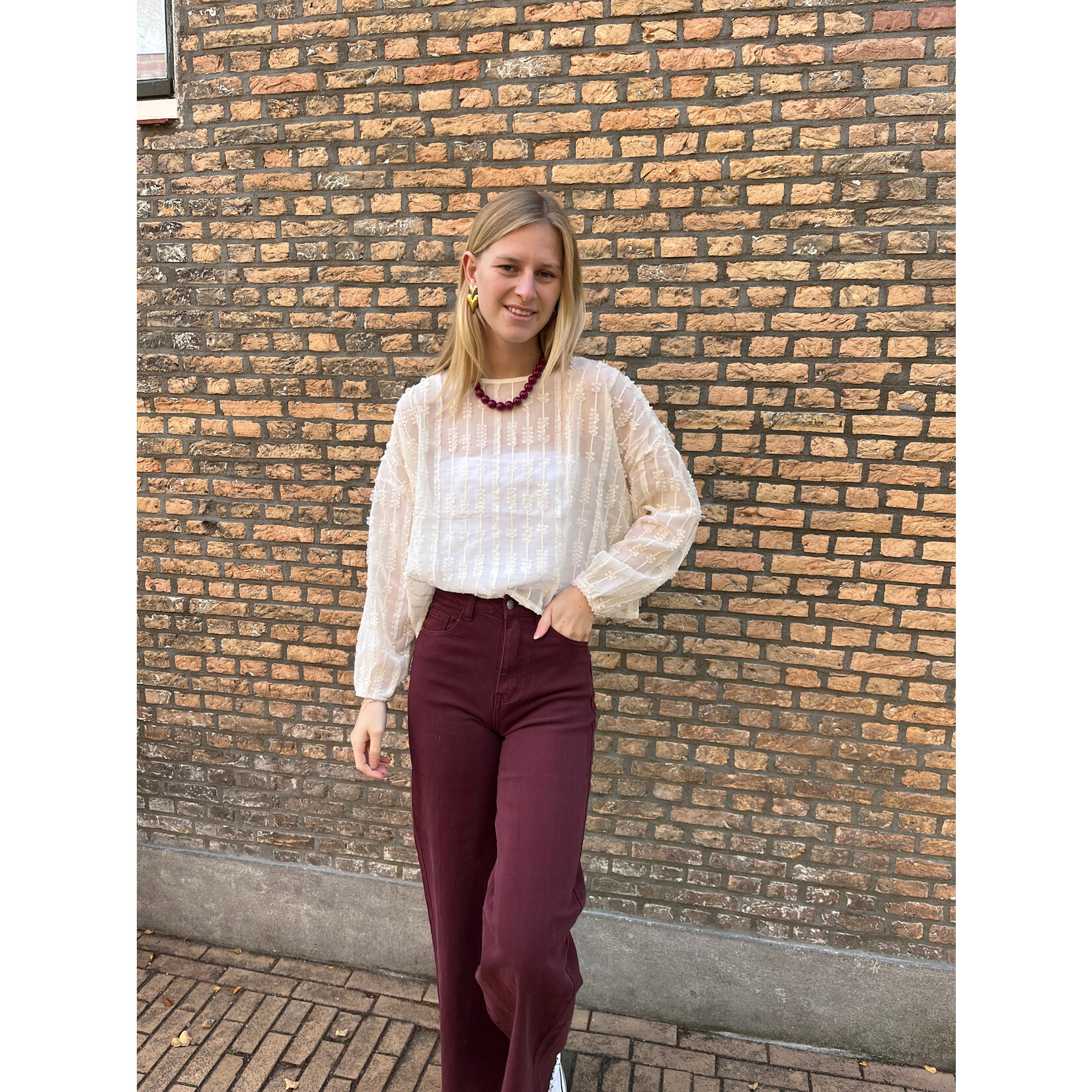 Flo Boutique Top Brecht Cream