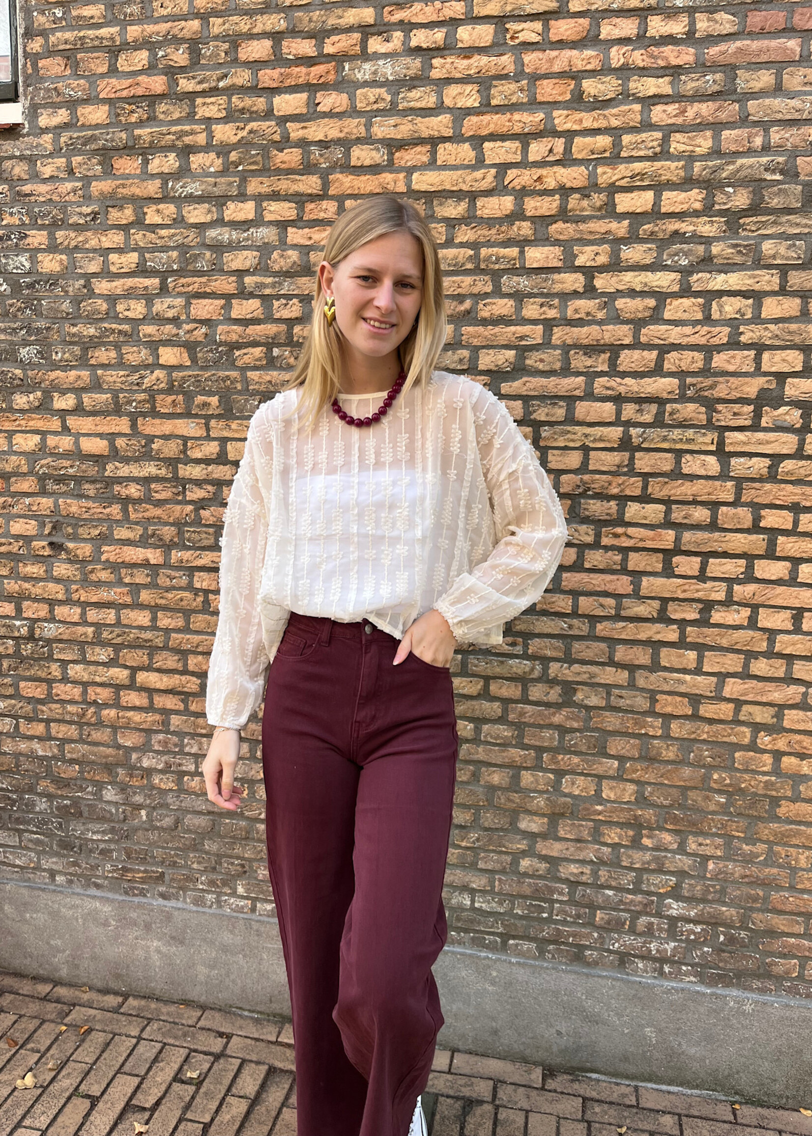 Flo Boutique Top Brecht Cream