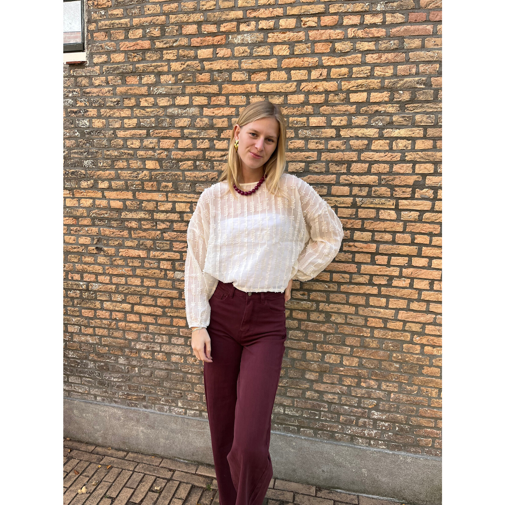 Flo Boutique Top Brecht Cream