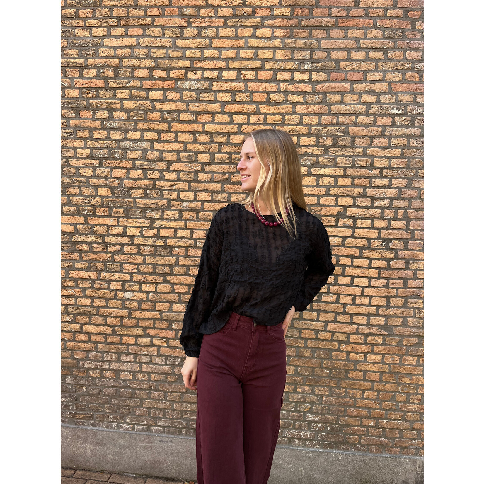 Flo Boutique Top Brecht Black