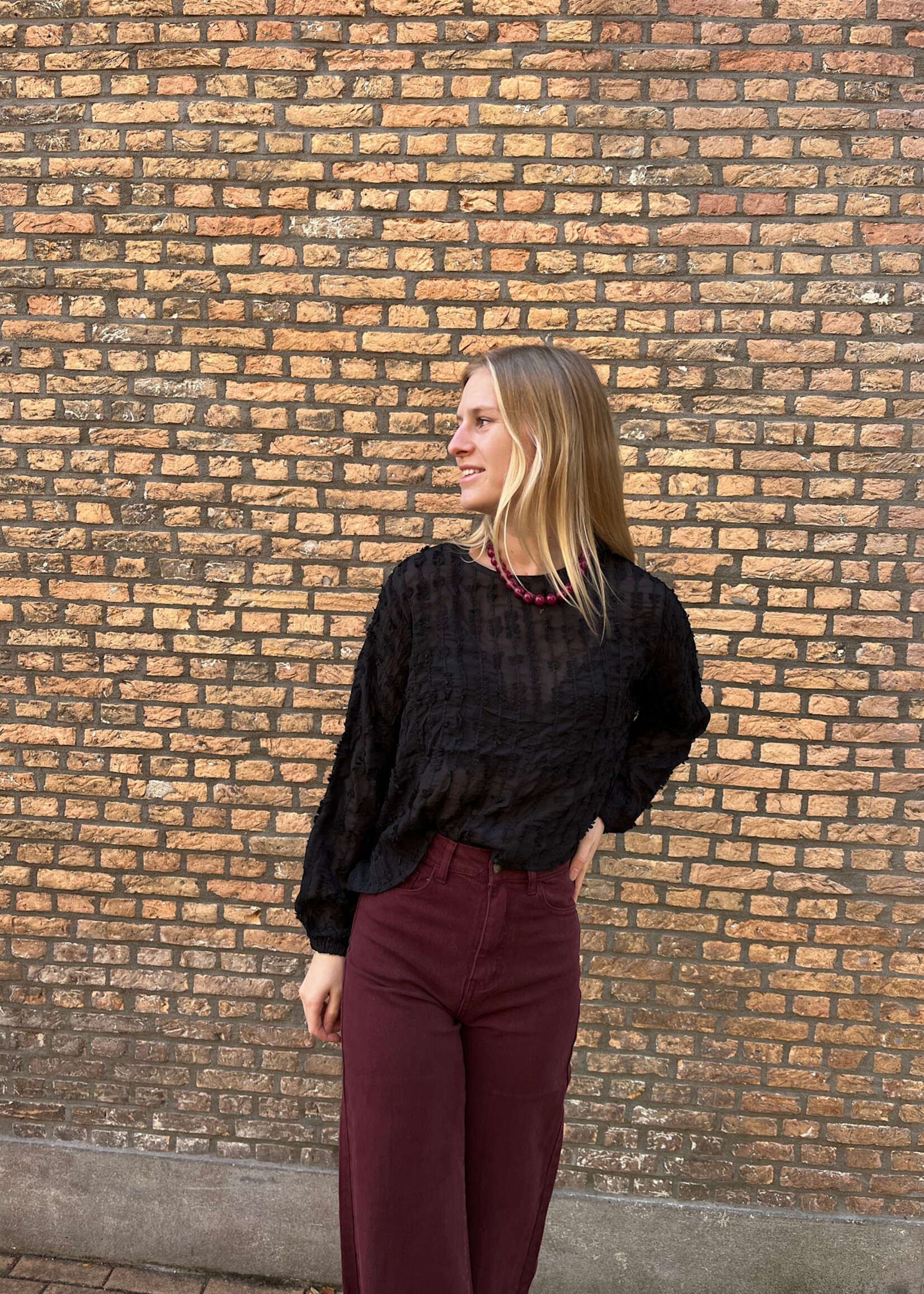 Flo Boutique Top Brecht Black