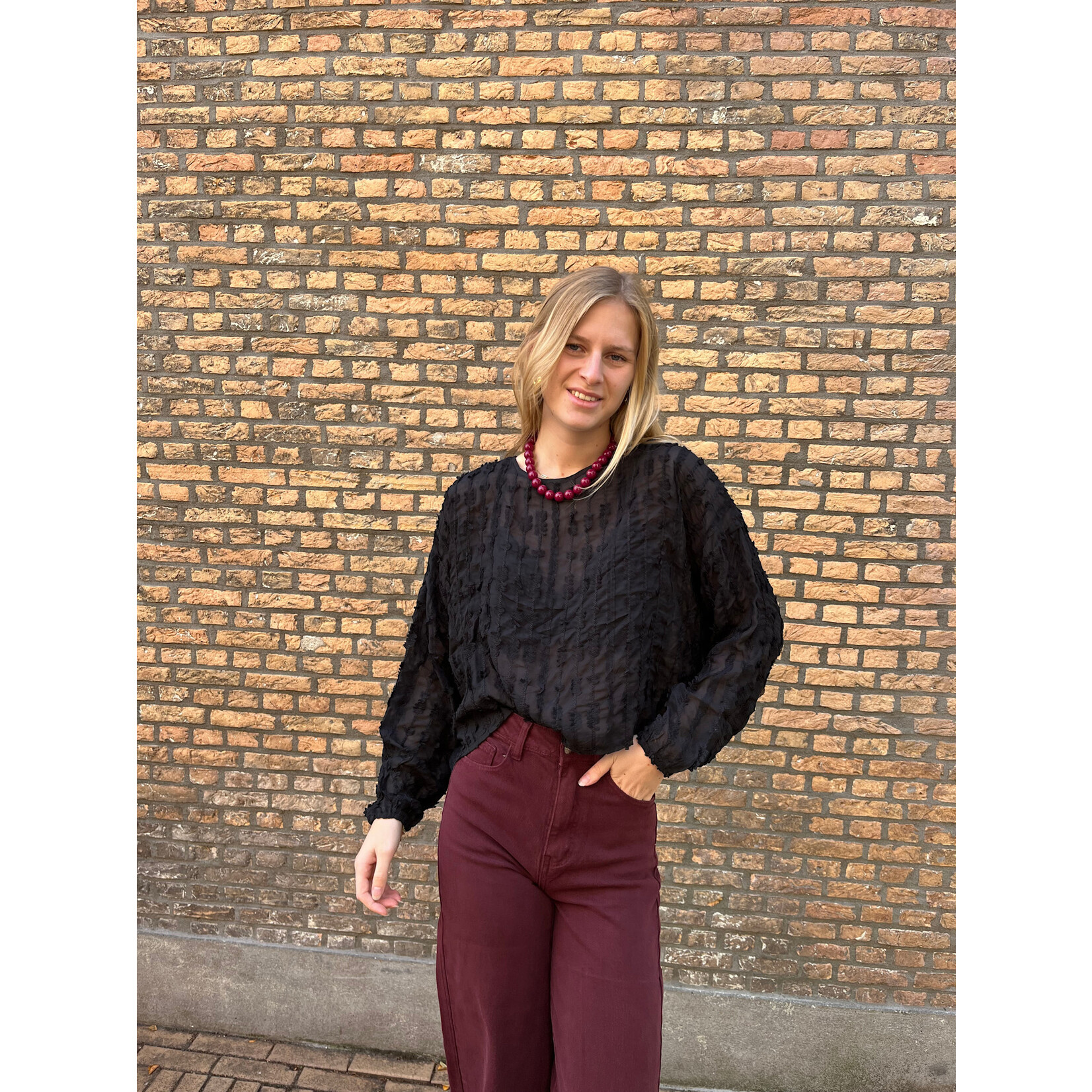 Flo Boutique Top Brecht Black