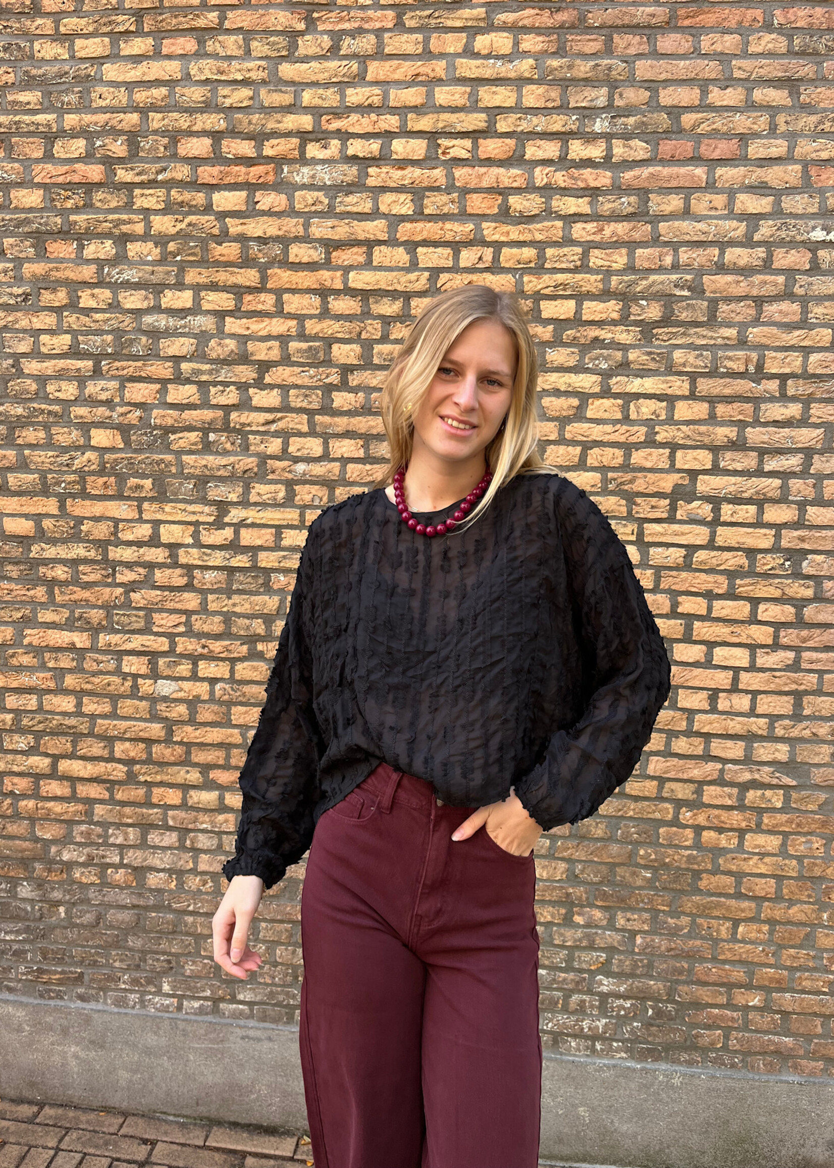 Flo Boutique Top Brecht Black