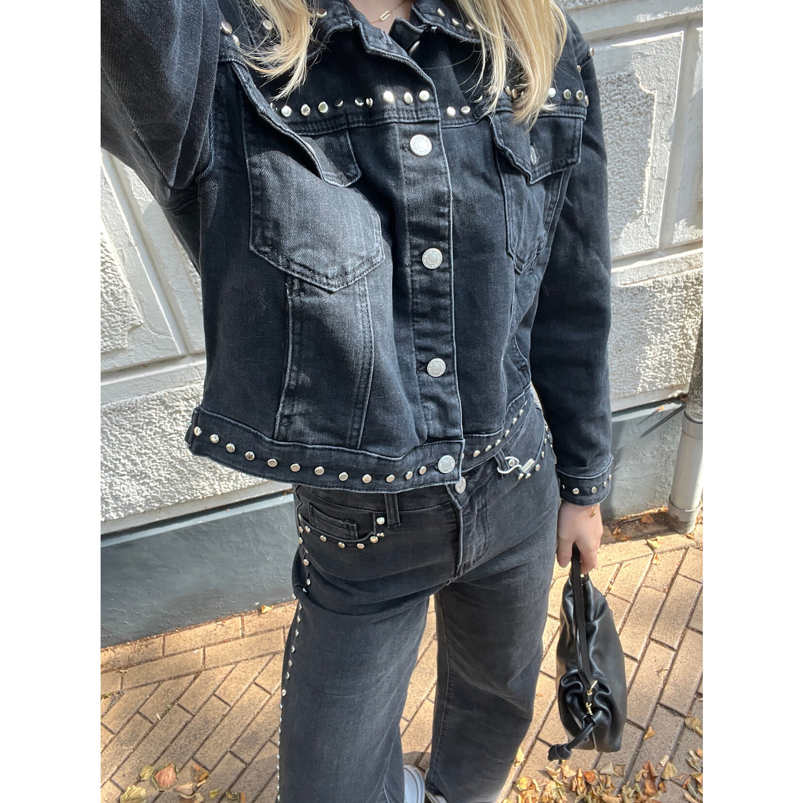 Flo Boutique Jasje Bodi Studs Black