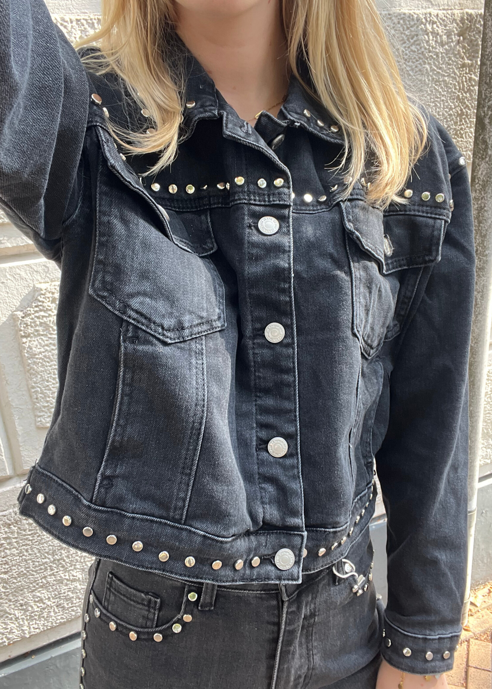 Flo Boutique Jasje Bodi Studs Black