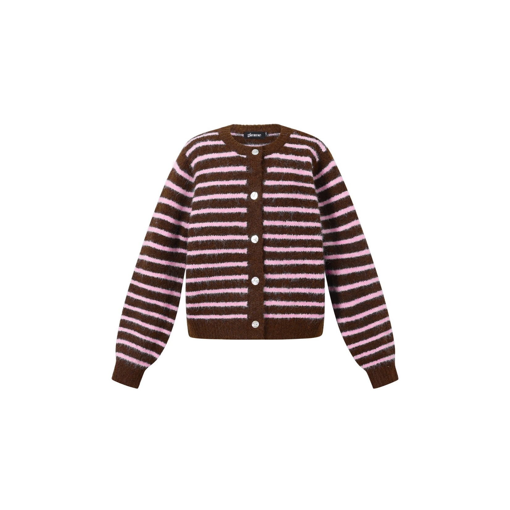 Flo Boutique Vestje Kiley Stripe brown/pink