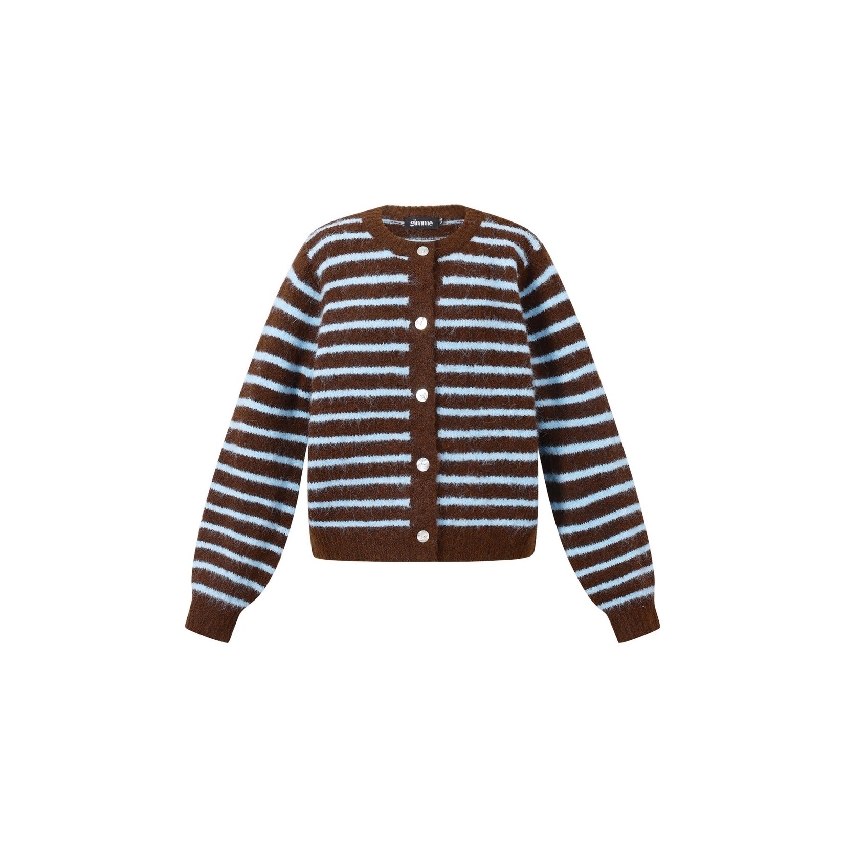 Flo Boutique Vestje Kiley Stripe brown/blue