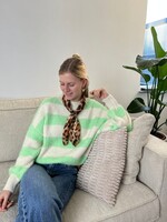Flo Boutique Trui Quinn Green/Off White