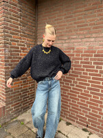 Flo Boutique Cosy trui Diede sparkle Navy