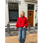 Flo Boutique Cosy trui Diede Red