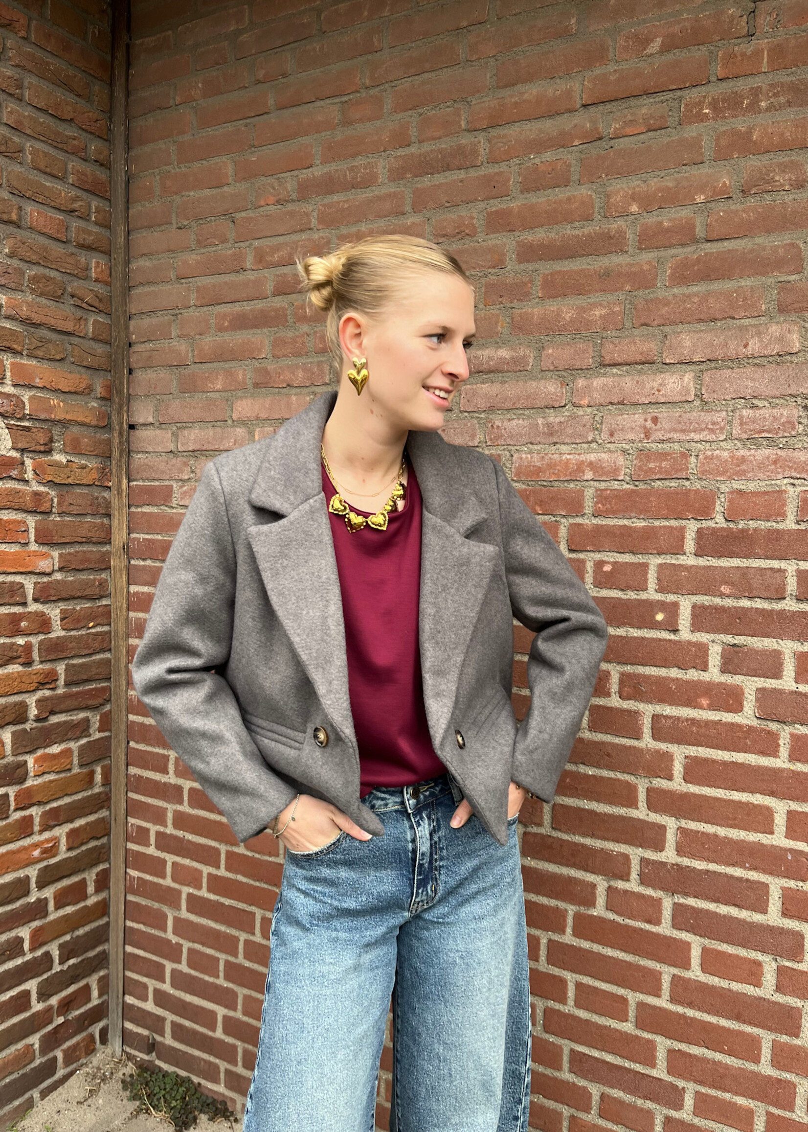 Flo Boutique Jasje Niene Grey