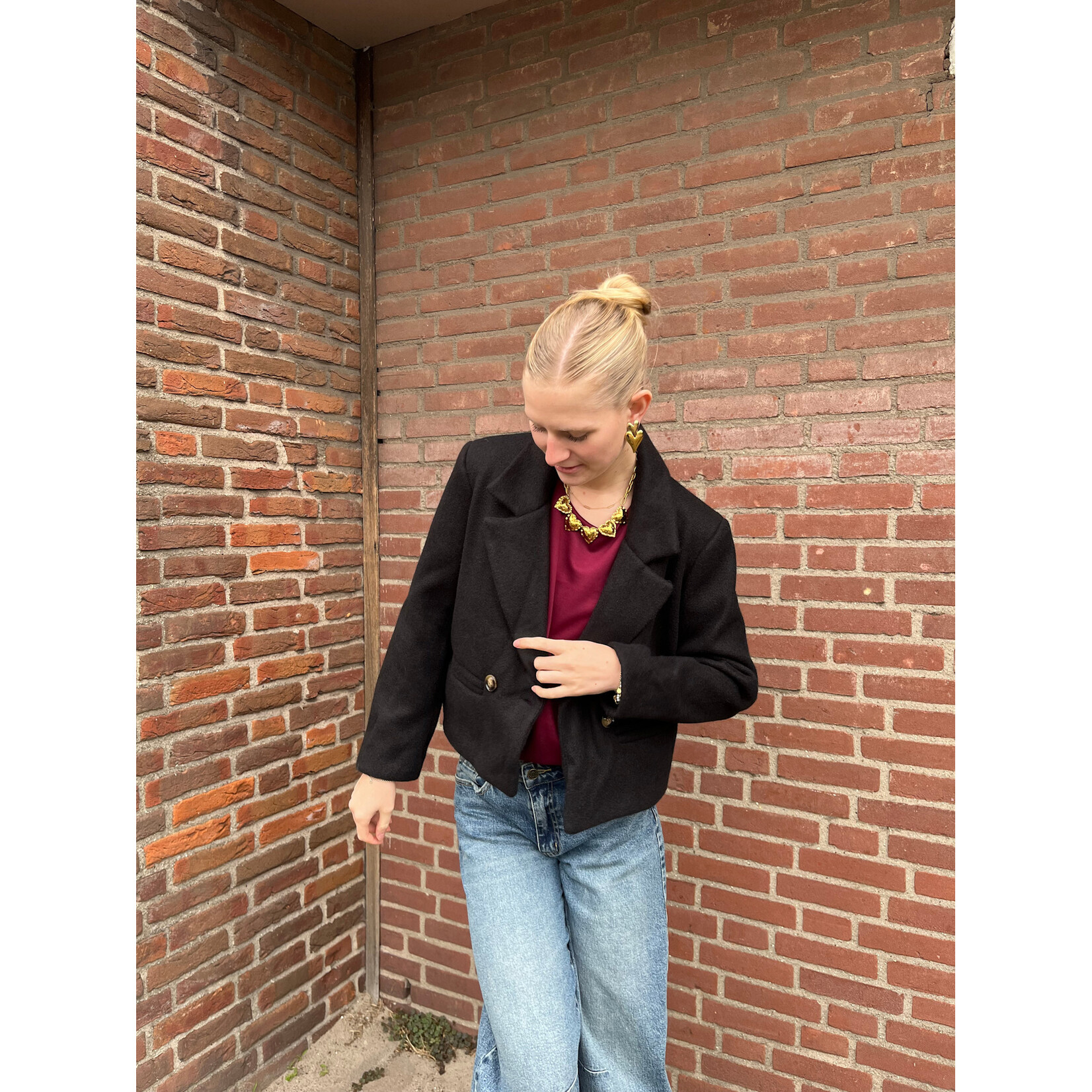 Flo Boutique Jasje Niene Black