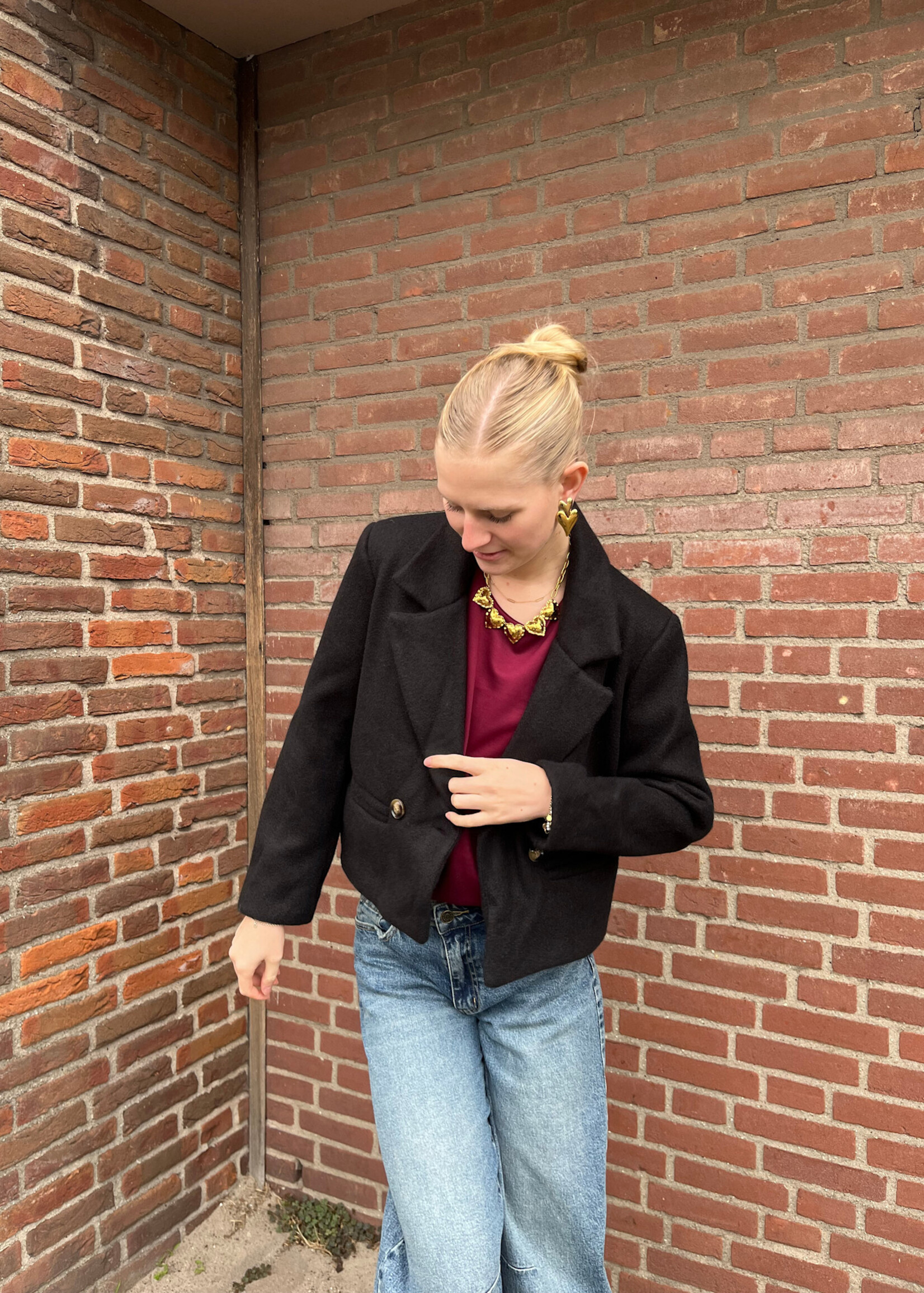 Flo Boutique Jasje Niene Black