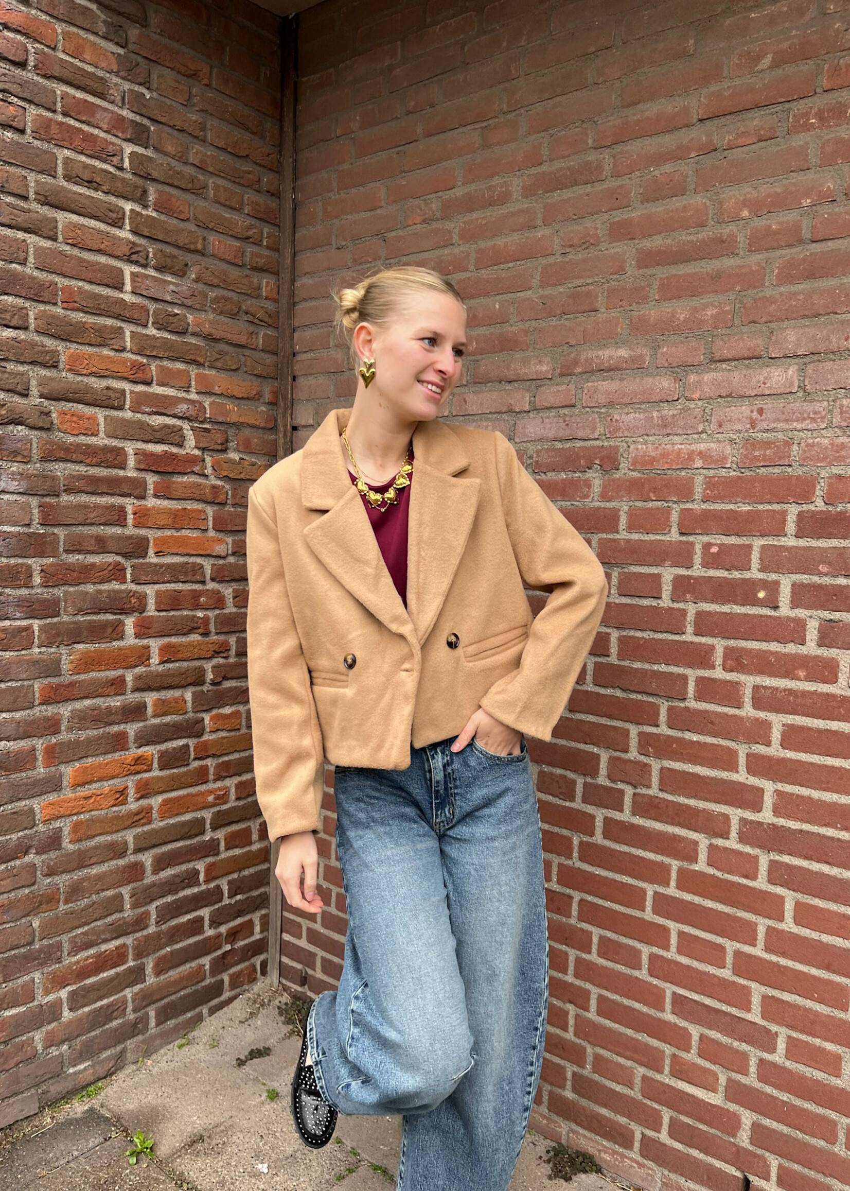 Flo Boutique Jasje Niene Camel