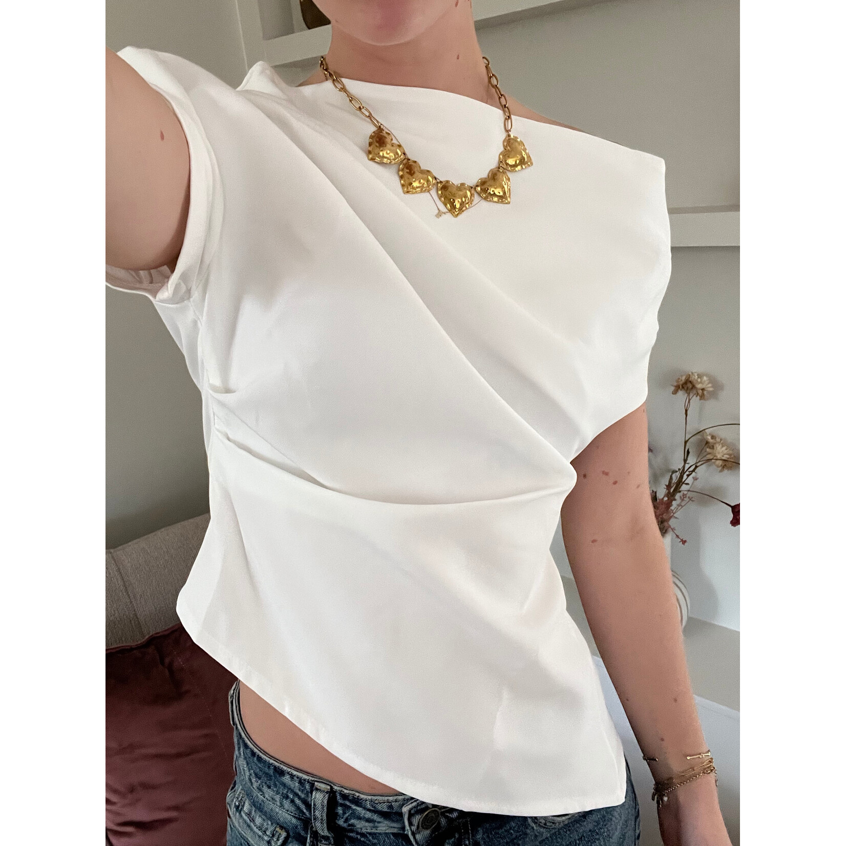 Flo Boutique Top Vienna White