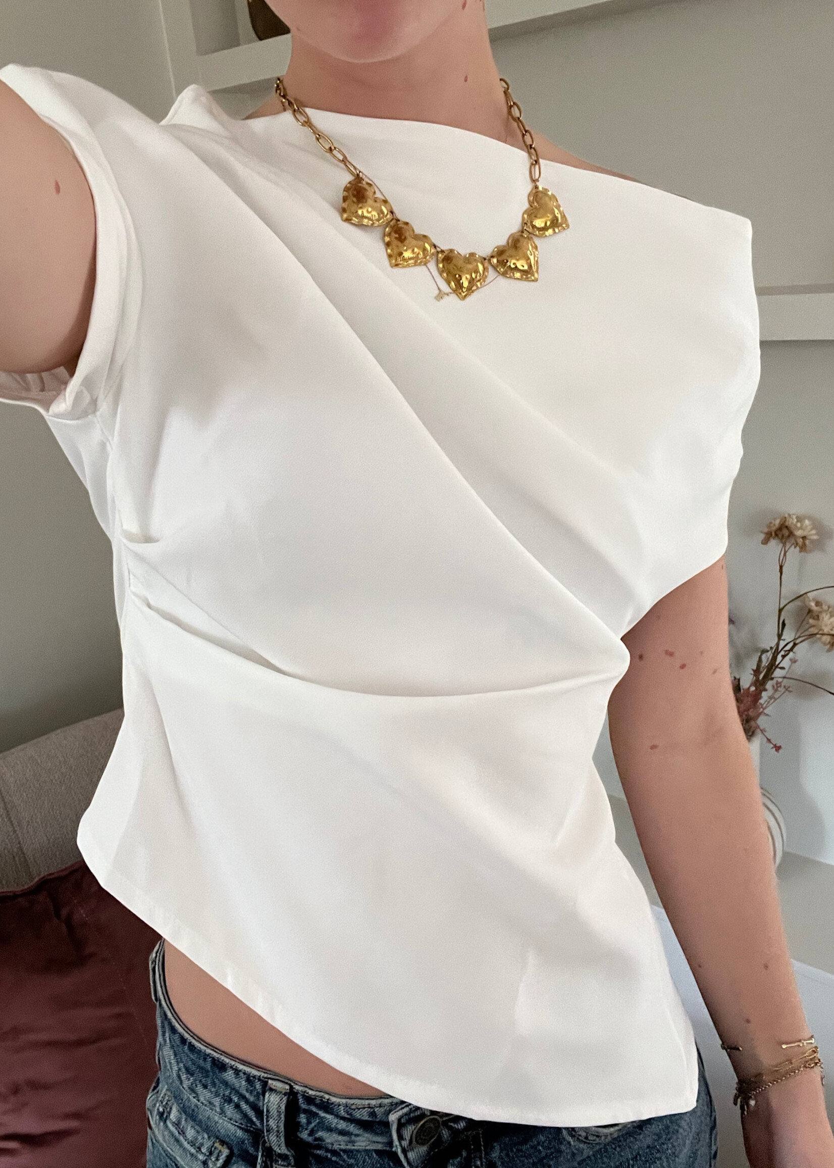 Flo Boutique Top Vienna White