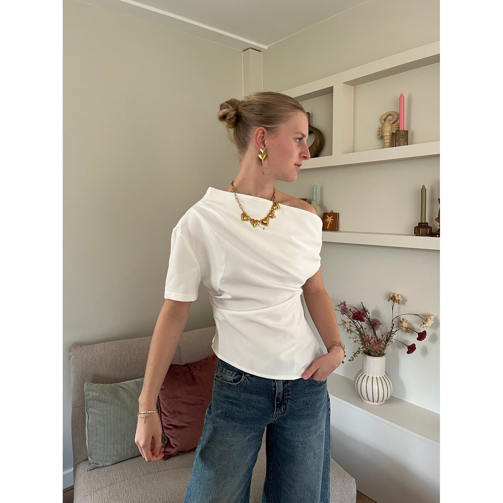 Flo Boutique Top Vienna White