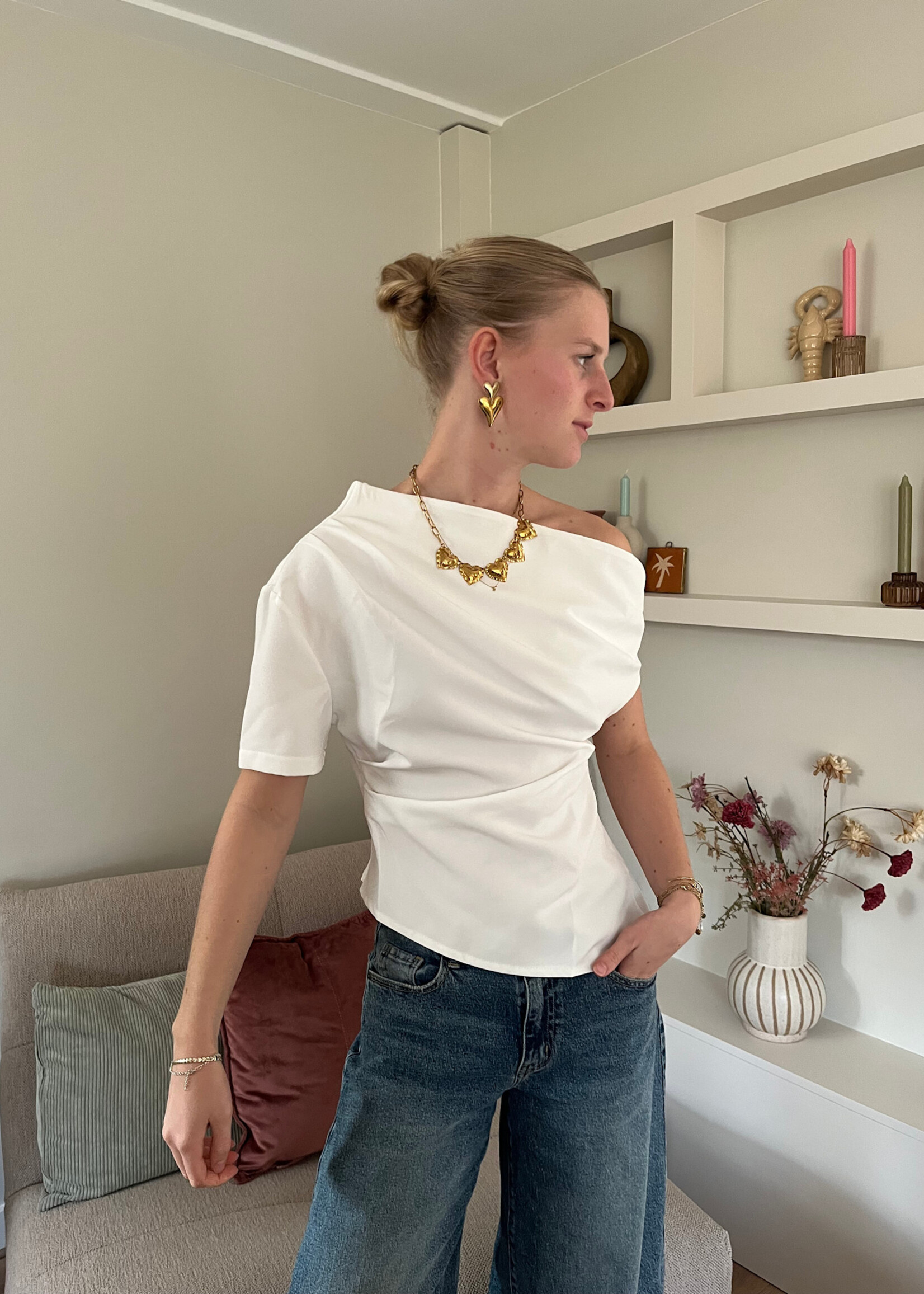 Flo Boutique Top Vienna White