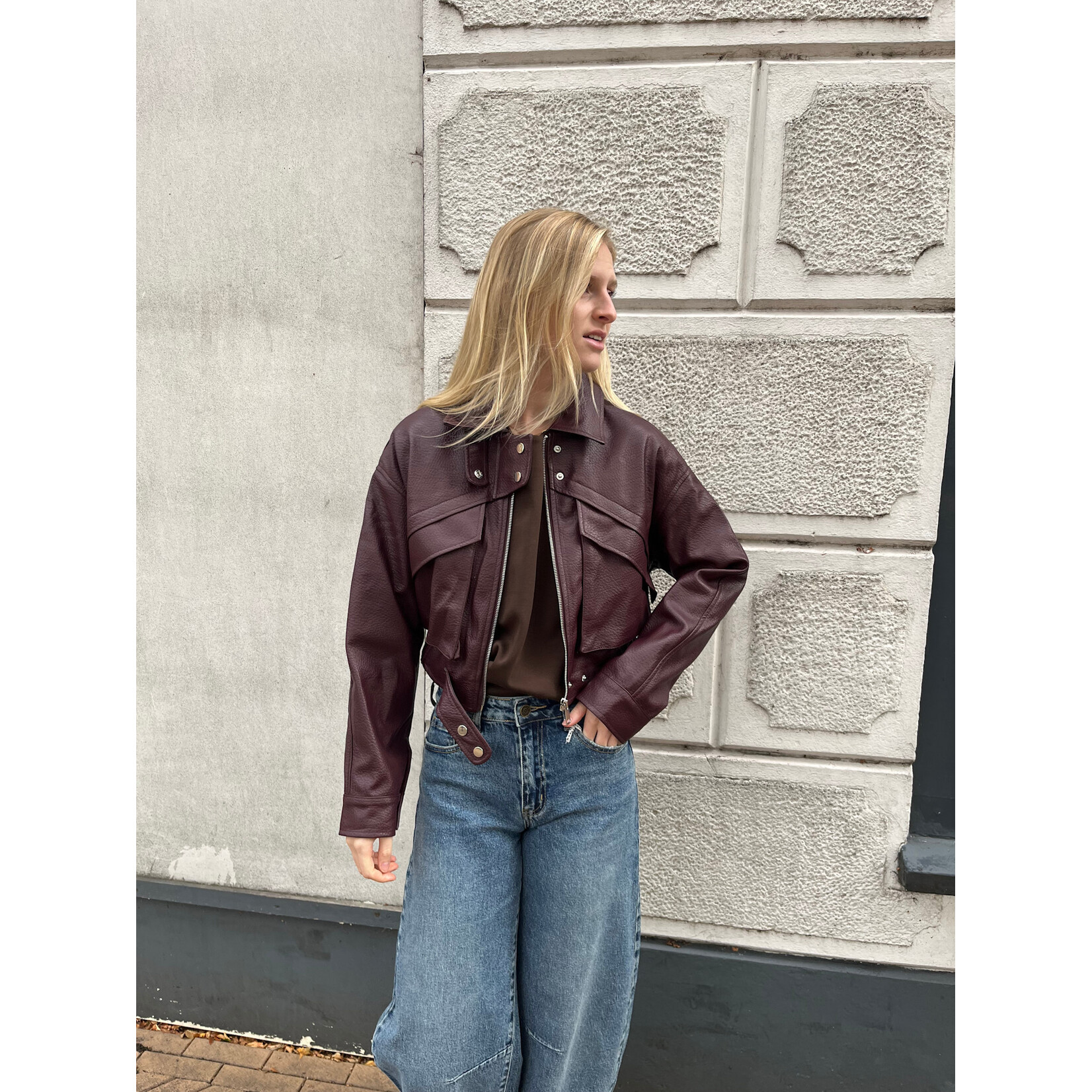 Flo Boutique Jasje Moya Bordeaux