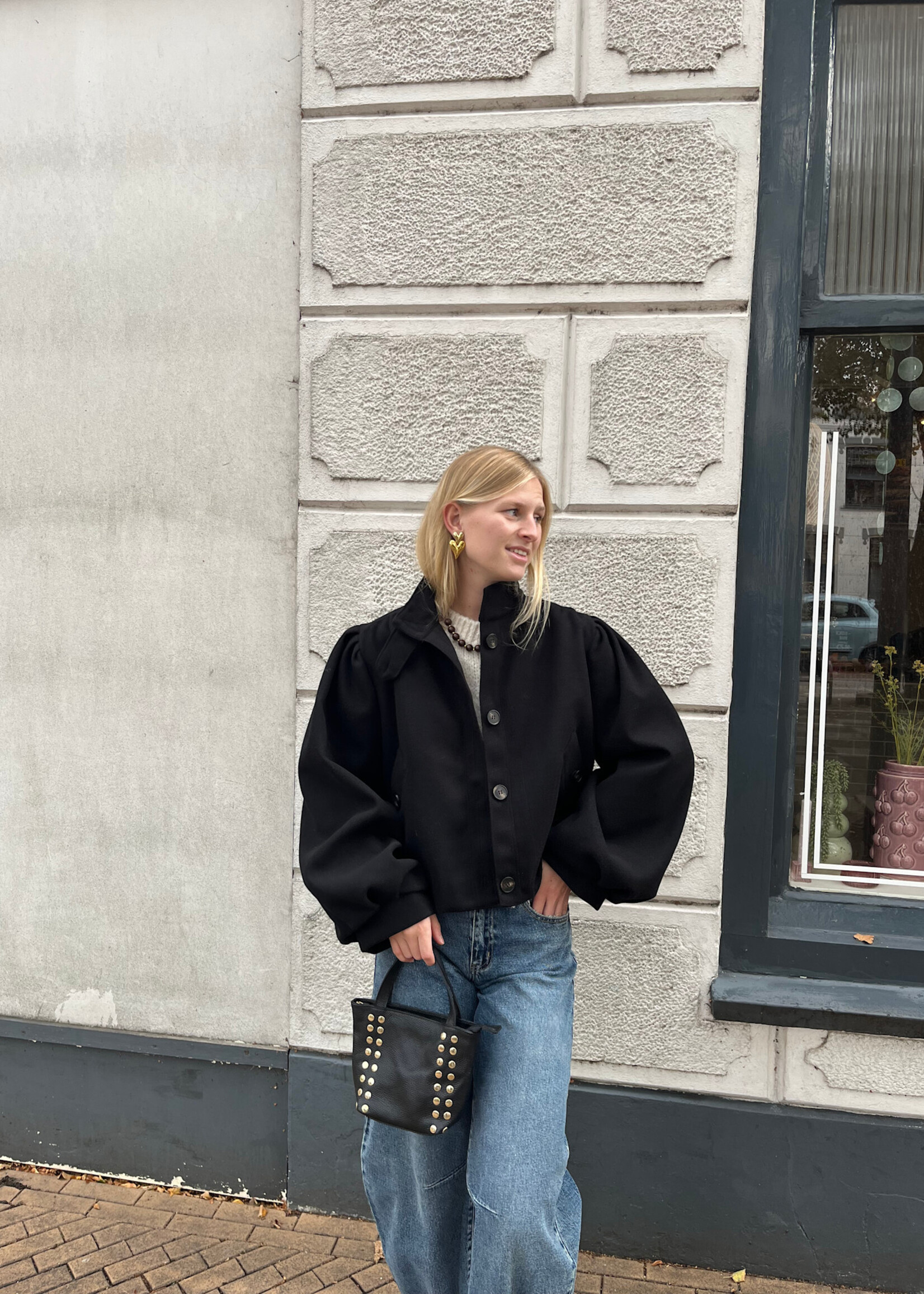 Flo Boutique Jas Maan Black