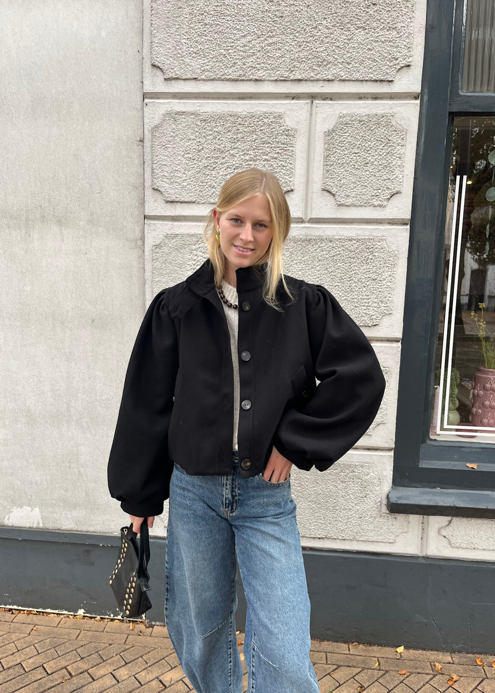 Flo Boutique Jas Maan Black