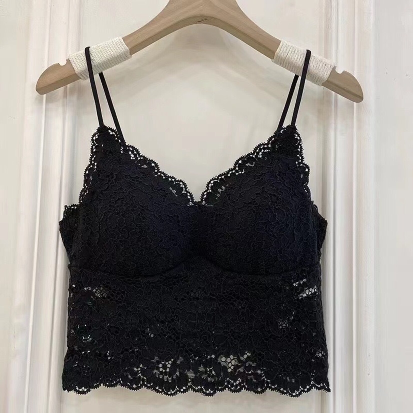 Flo Boutique Bralette Lace Black