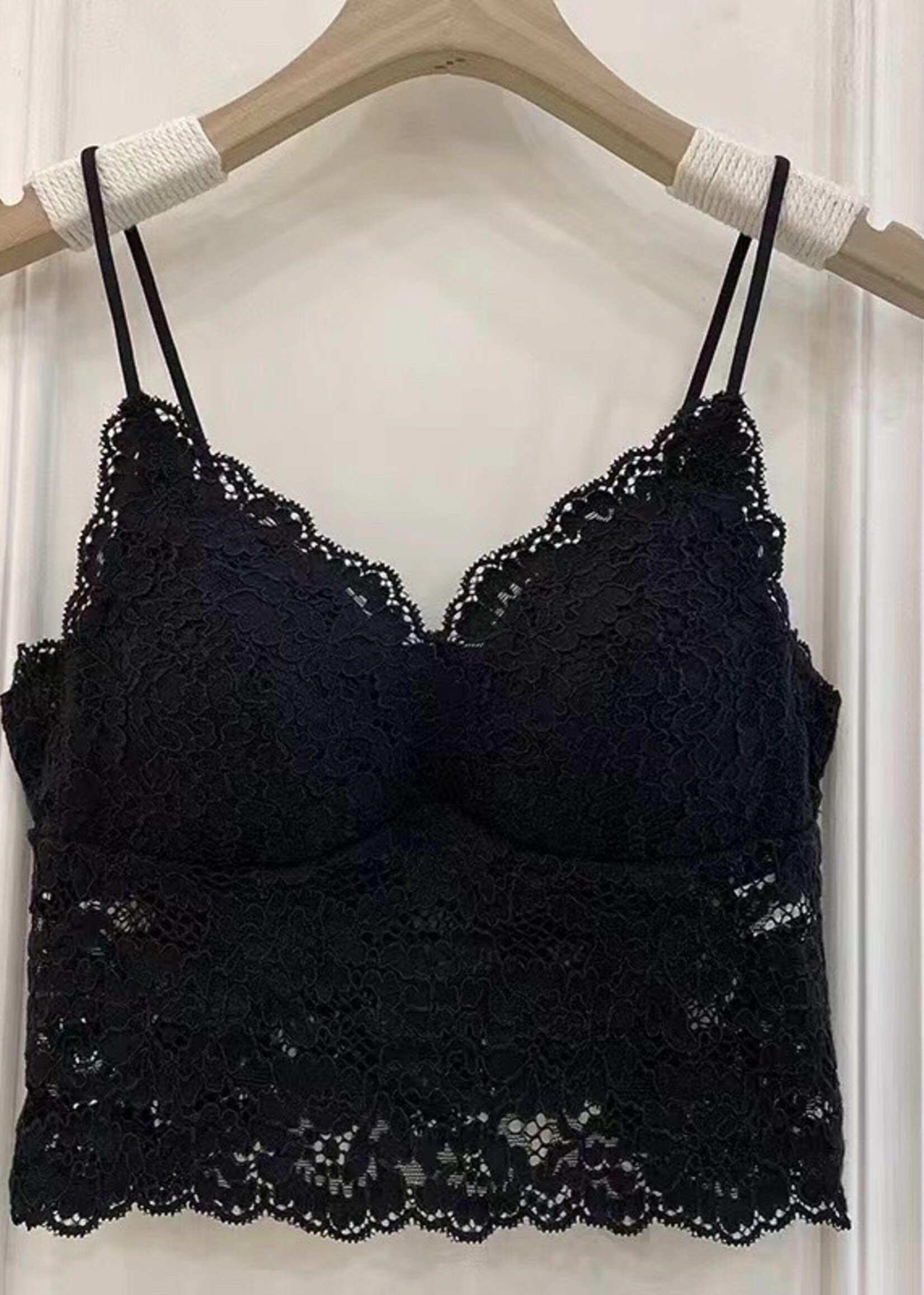 Flo Boutique Bralette Lace Black