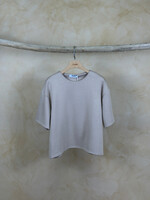 Flo Boutique Basic Top Fiene Beige