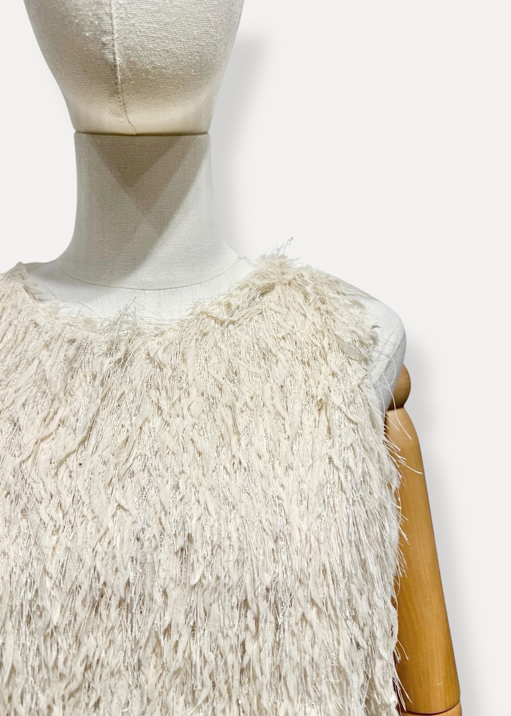 Flo Boutique Top Lente Sparkling Beige