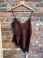 Flo Boutique Lace Top Imme Choco