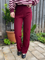 Flo Boutique Broek Mijntje Burgundy