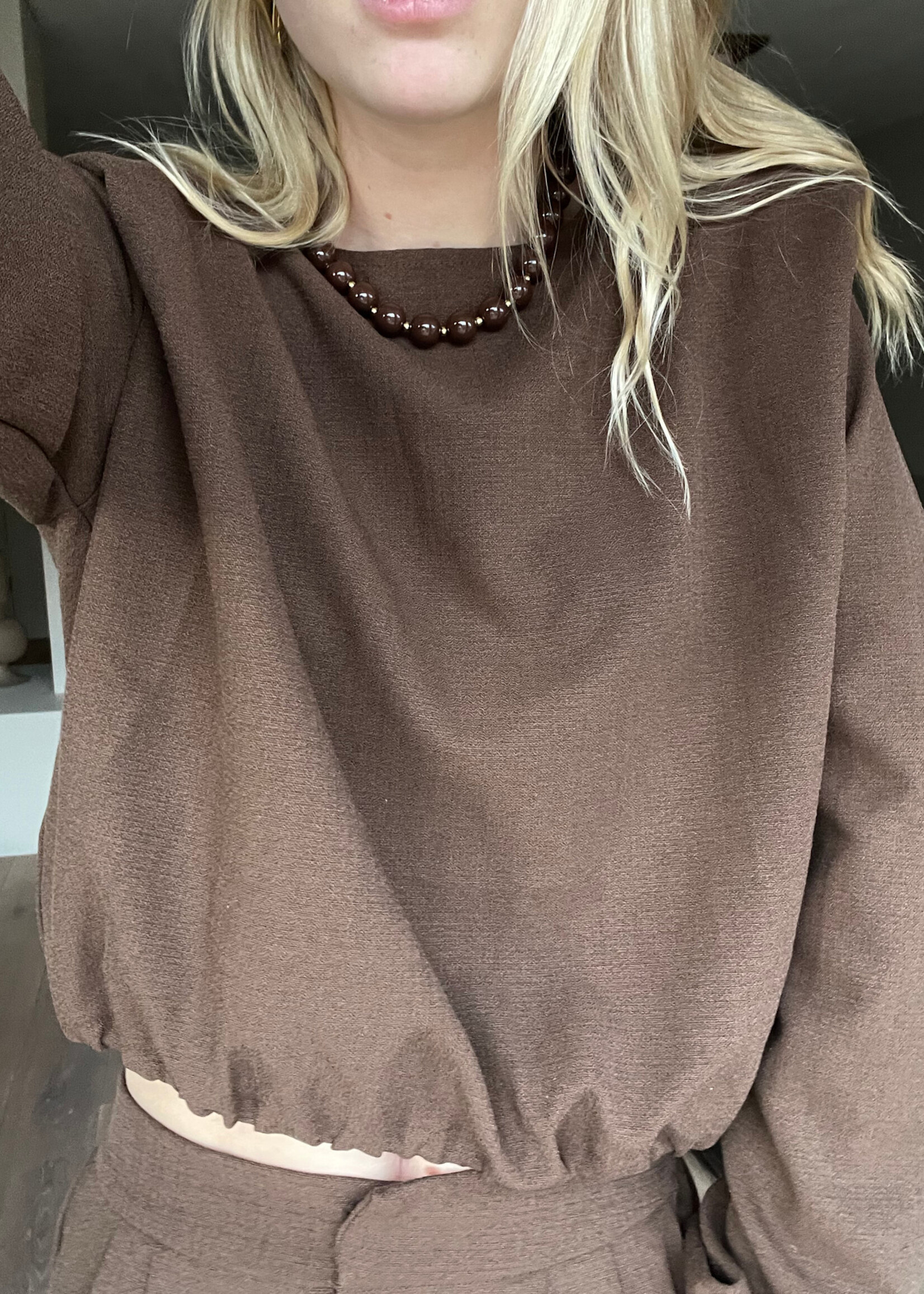 Flo Boutique Top Janne Brown