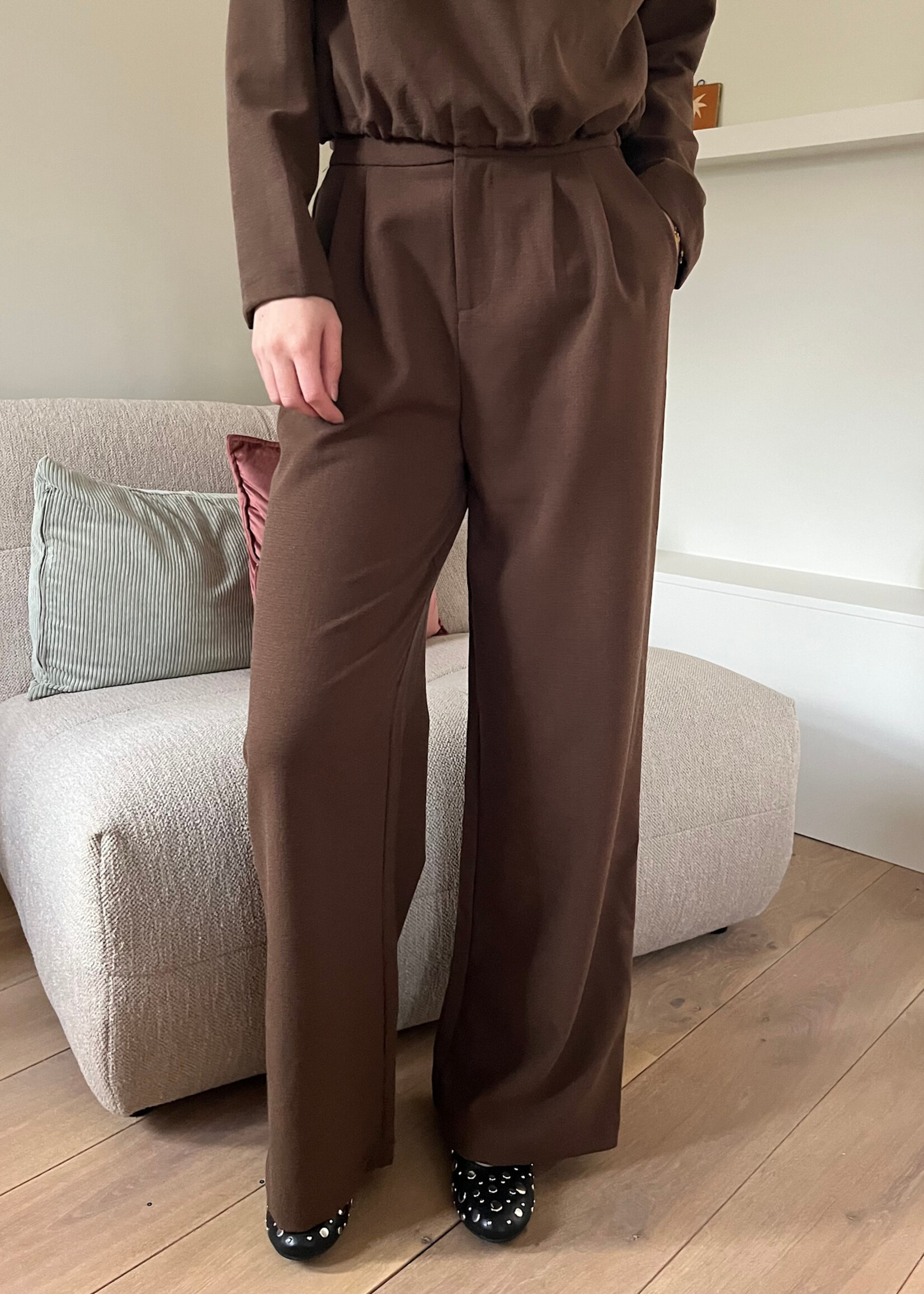 Flo Boutique Broek Janne Brown