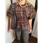 Flo Boutique Top Fee Brown