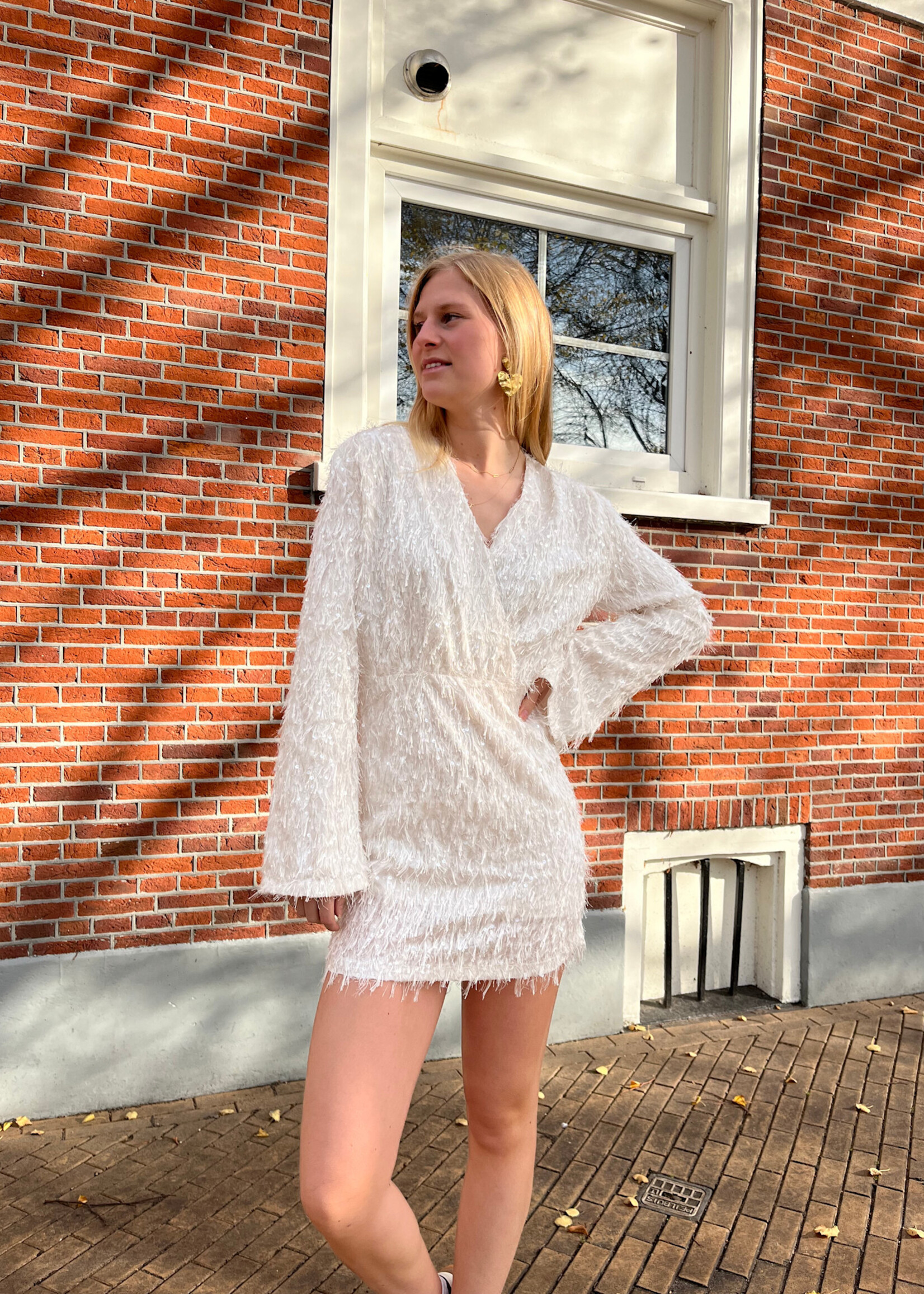 Flo Boutique Jurk Janna White