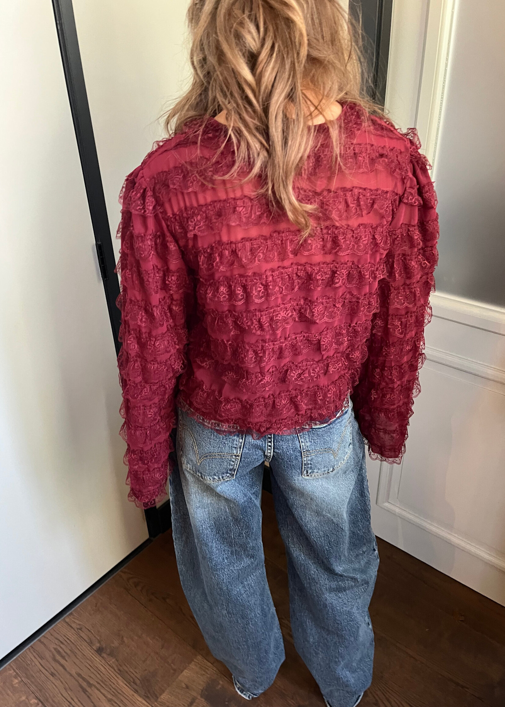 Flo Boutique Top Ilse Bordeaux