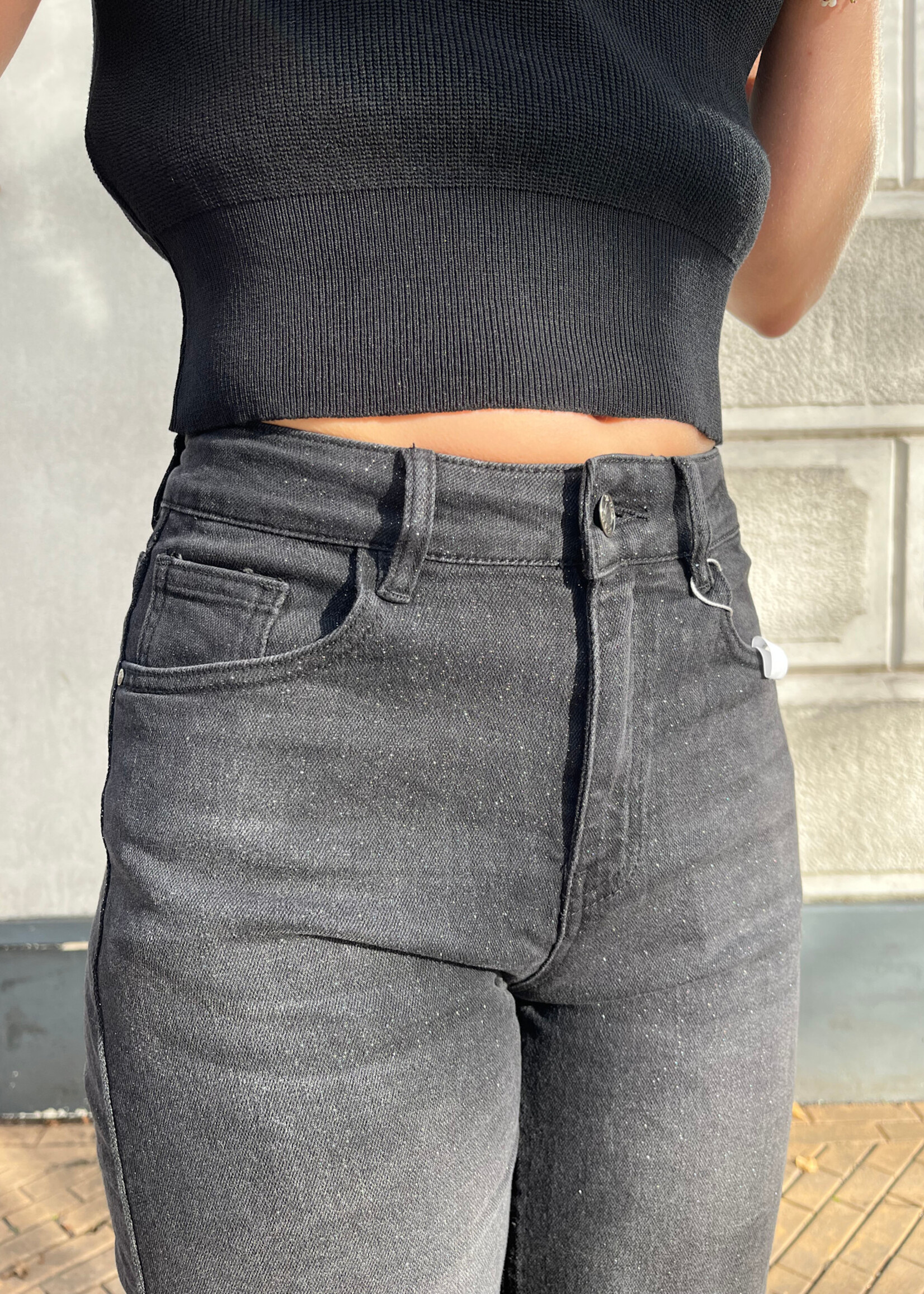 Flo Boutique Wide Leg jeans Spark Black