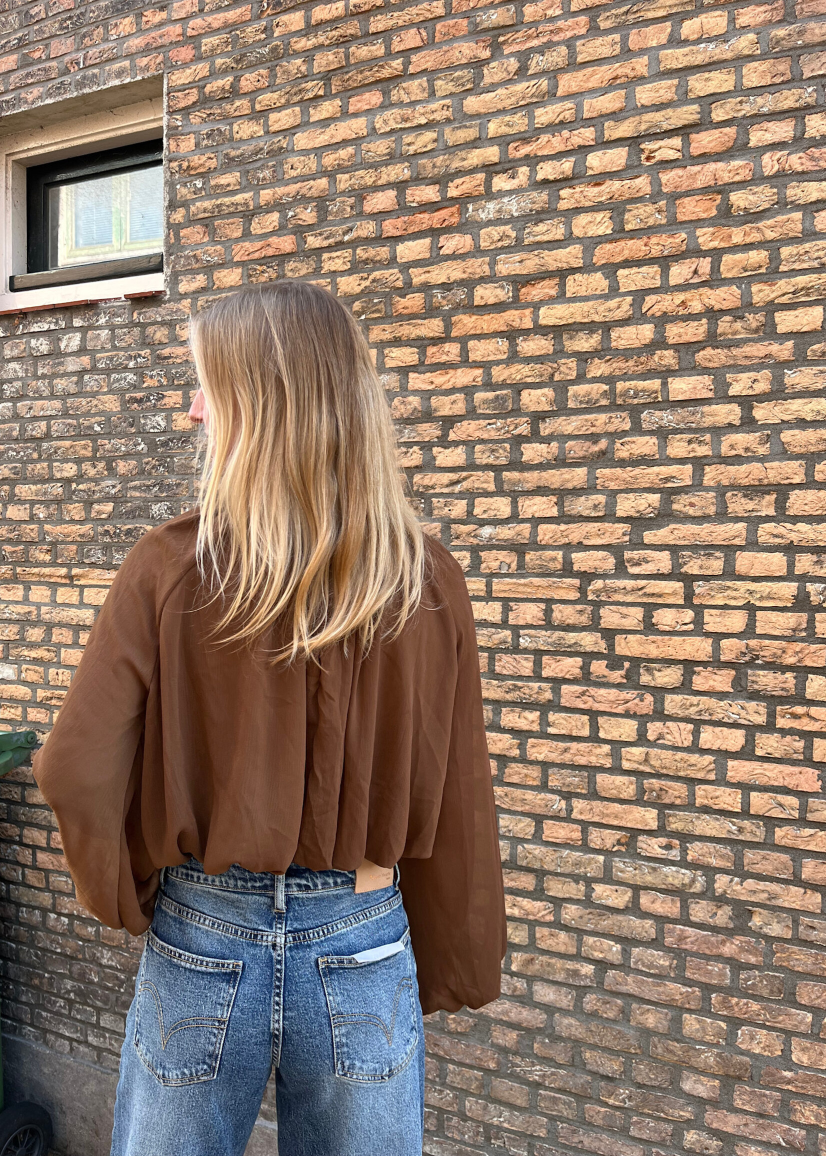 Flo Boutique Top Milly Brown