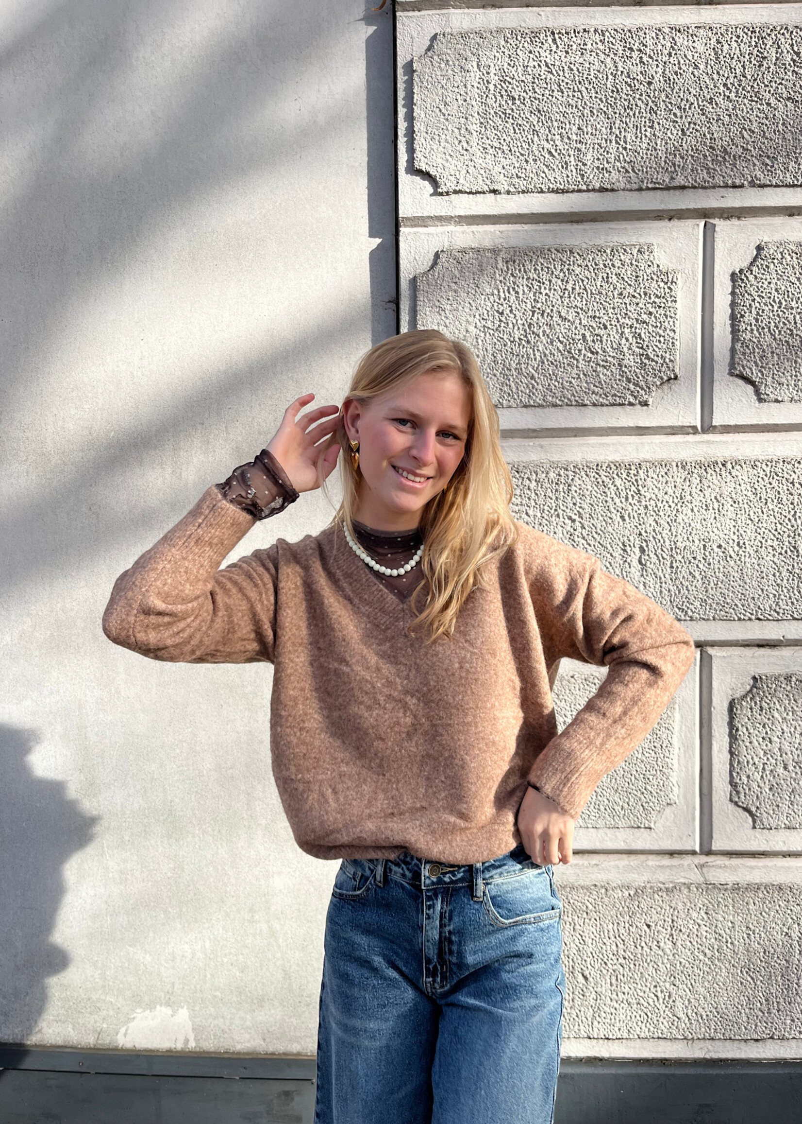 Flo Boutique Trui Talitha Khaki