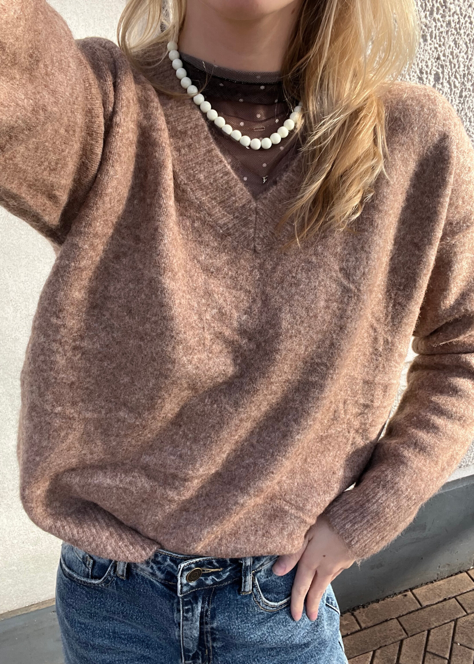 Flo Boutique Trui Talitha Khaki