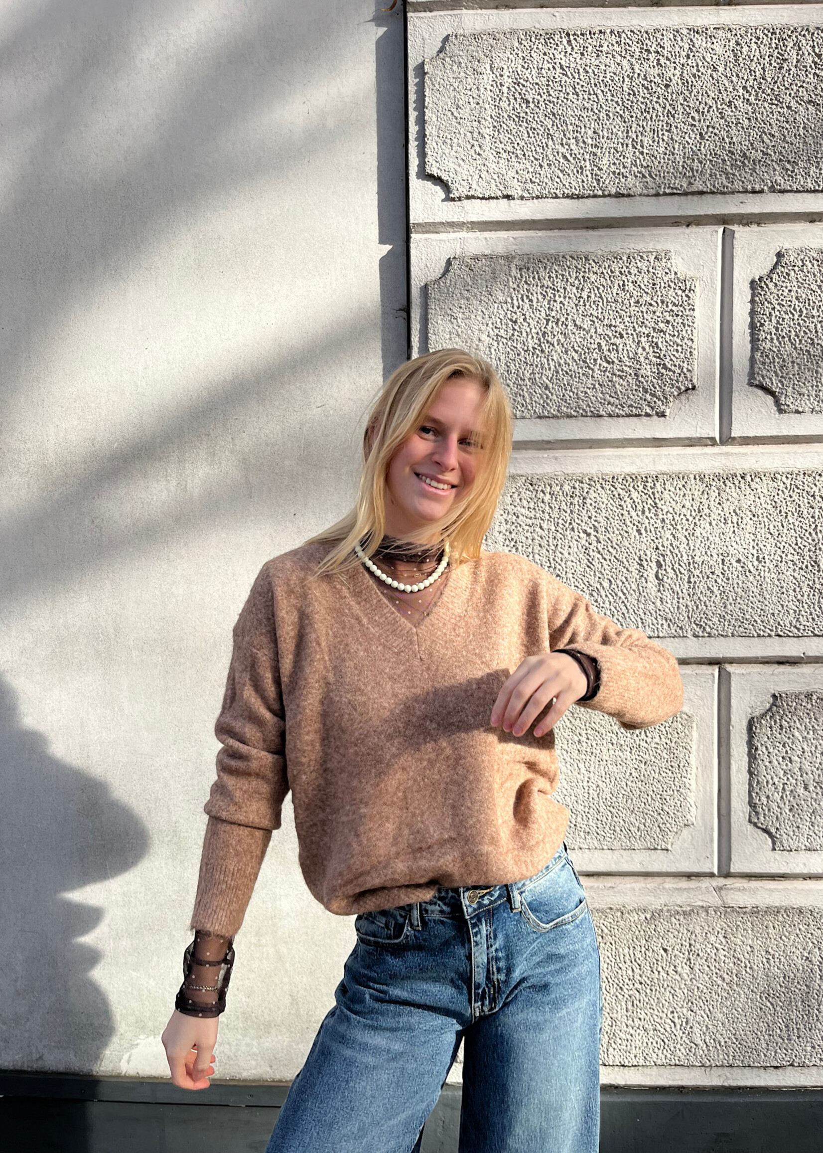 Flo Boutique Trui Talitha Khaki