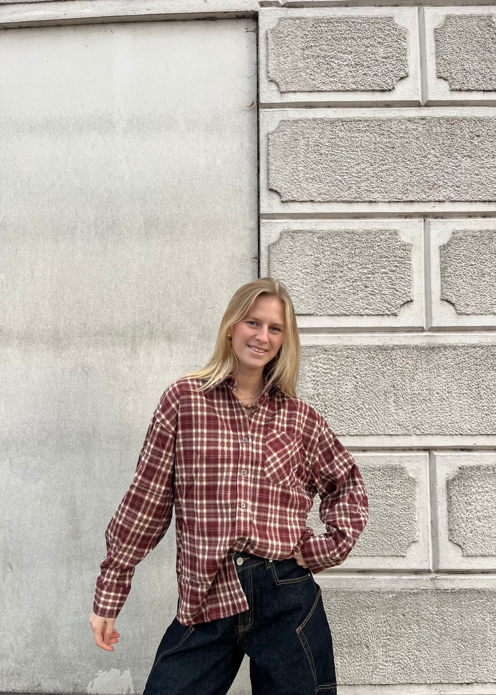 Flo Boutique Blouse Kath Red