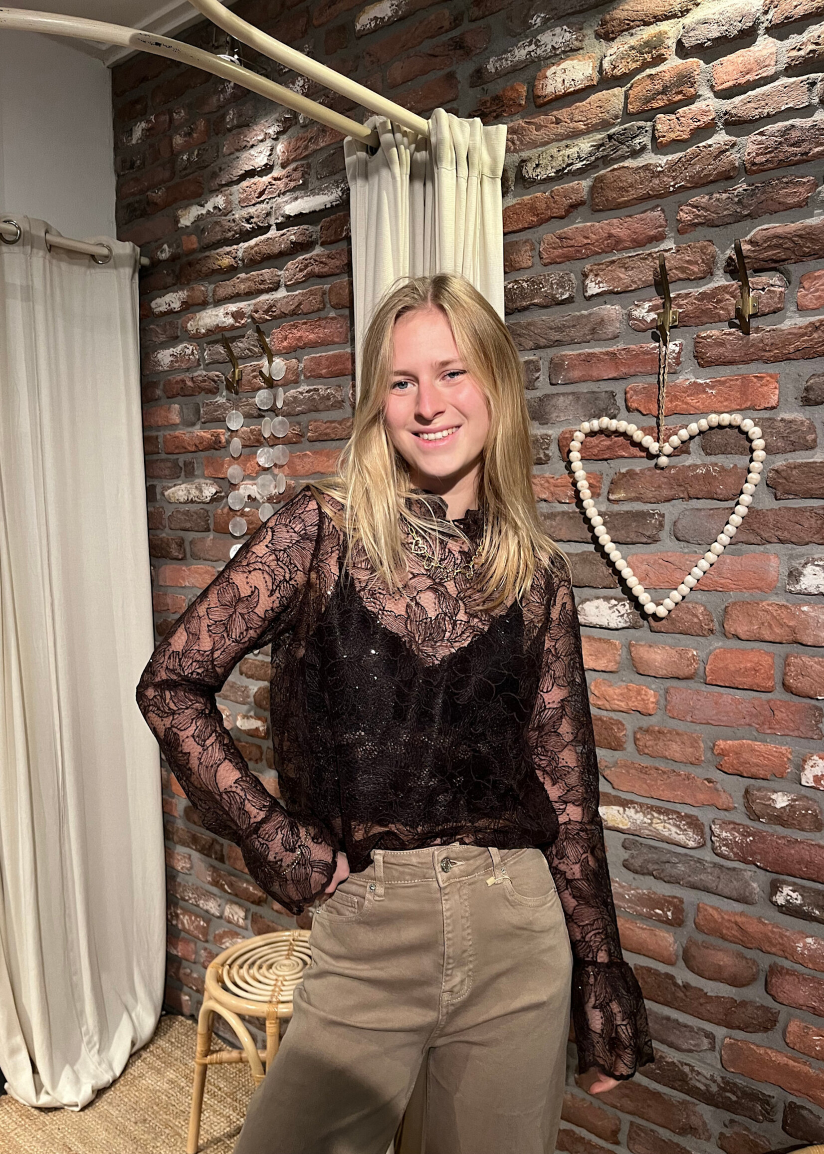 Flo Boutique Top Lexy Brown