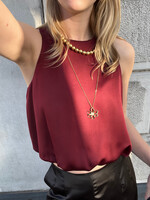 Flo Boutique Top Rosy Bordeaux
