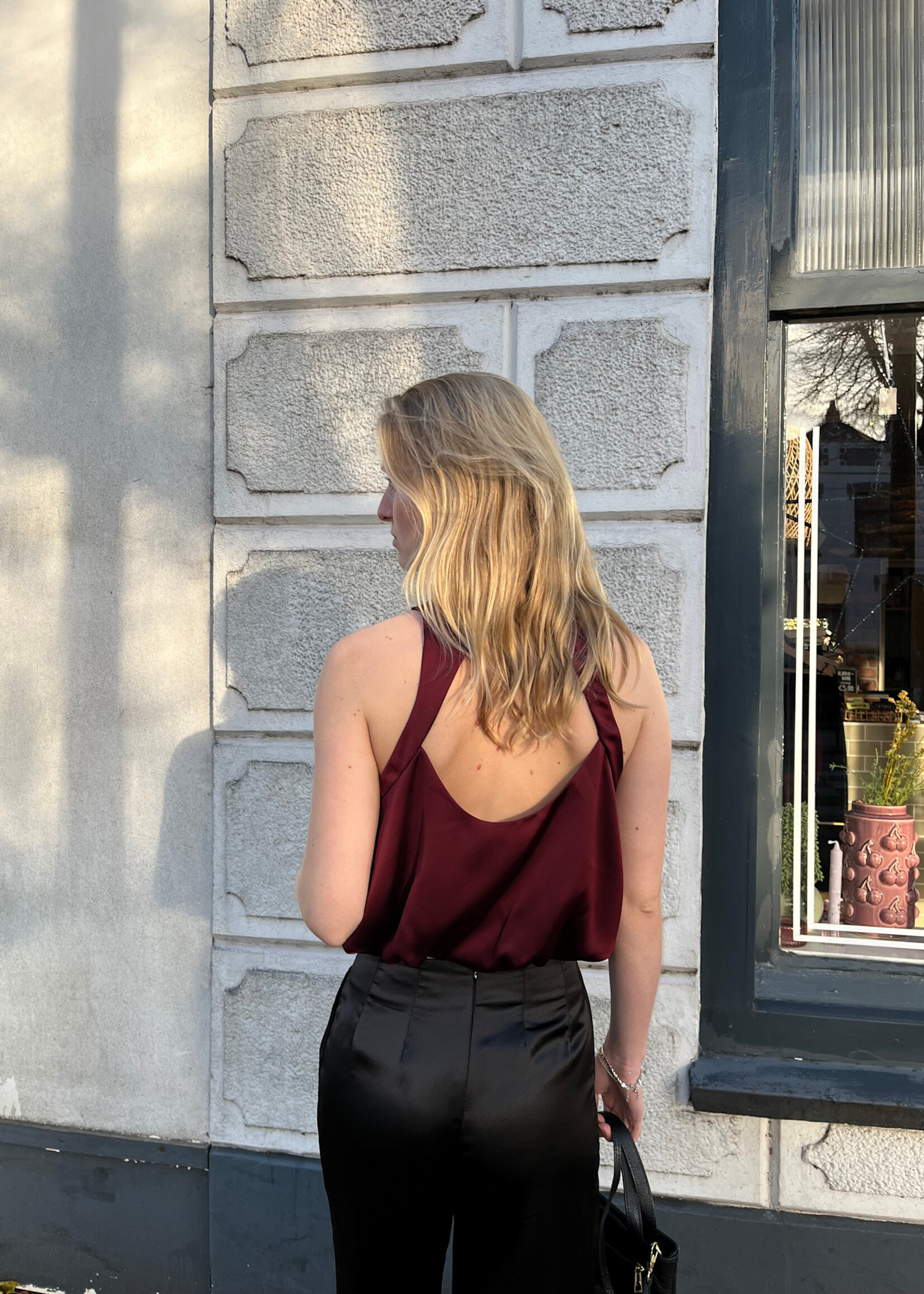 Flo Boutique Top Rosy Bordeaux