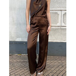Flo Boutique Satijnen Pantalon Filou Brown