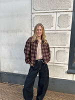 Flo Boutique Ruit Jasje Amber Bordeaux